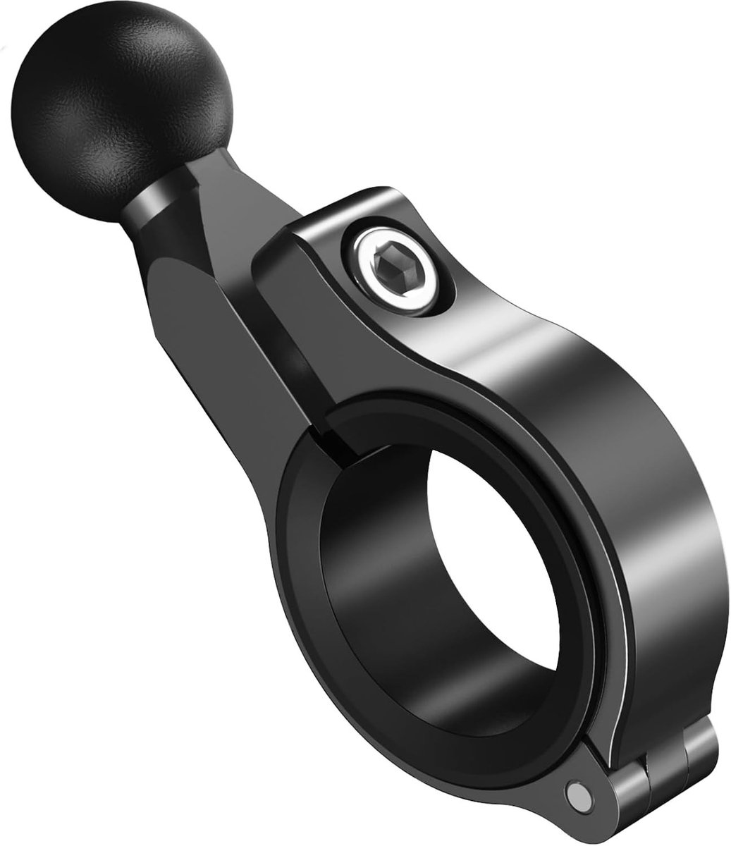 17mm balbasis van aluminium voor fiets telefoonhouder, 17mm baladapter, geschikt voor 22-32mm stuurdiameter, stevig en duurzaam