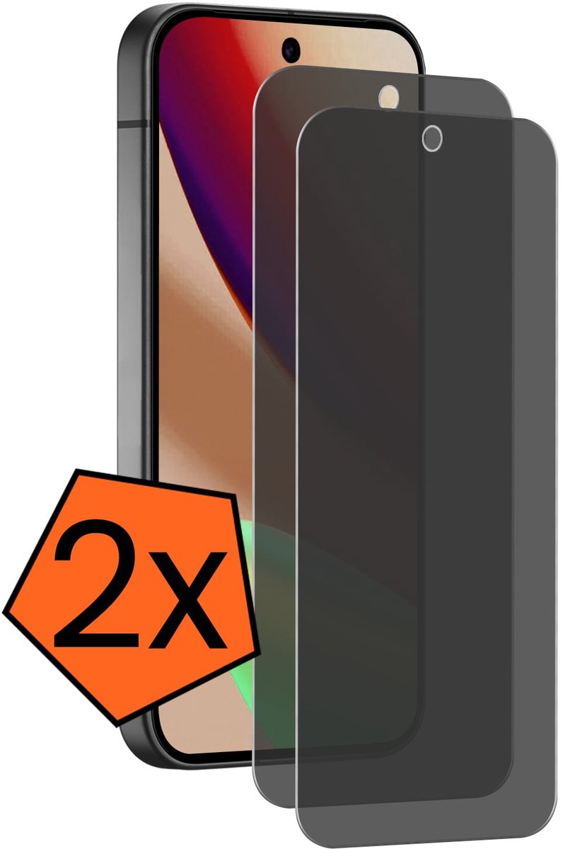 Screenprotector - 2 Stuks - Geschikt voor Google Pixel 11 - Privacy Filter - Gehard Glas - Beschermglas - Tempered Glass - Screen Protector