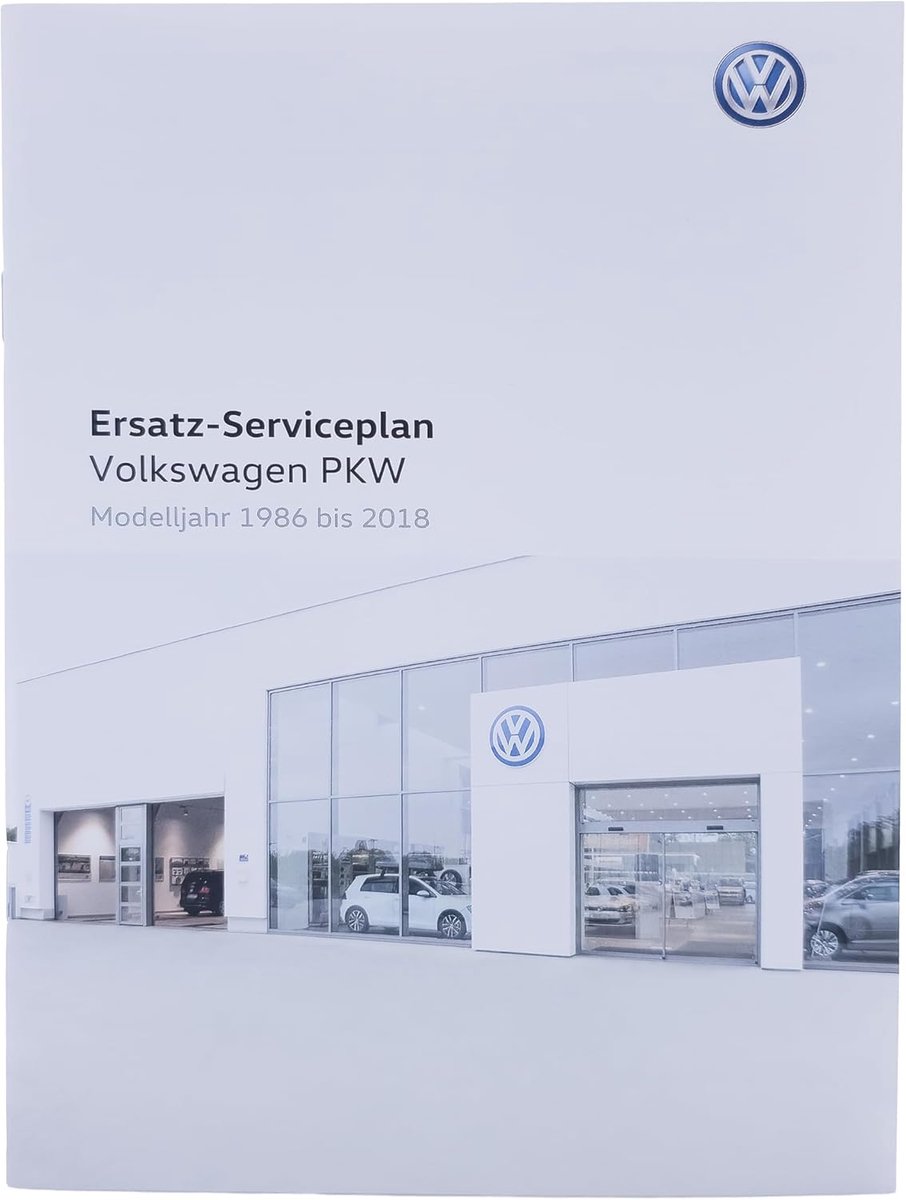 SnelShoppen - Origineel Serviceboek voor Personenauto's, Geschikt voor Volkswagen Modellen 1986-2014, Nieuwe Editie 08.08.2014, Geen Registraties