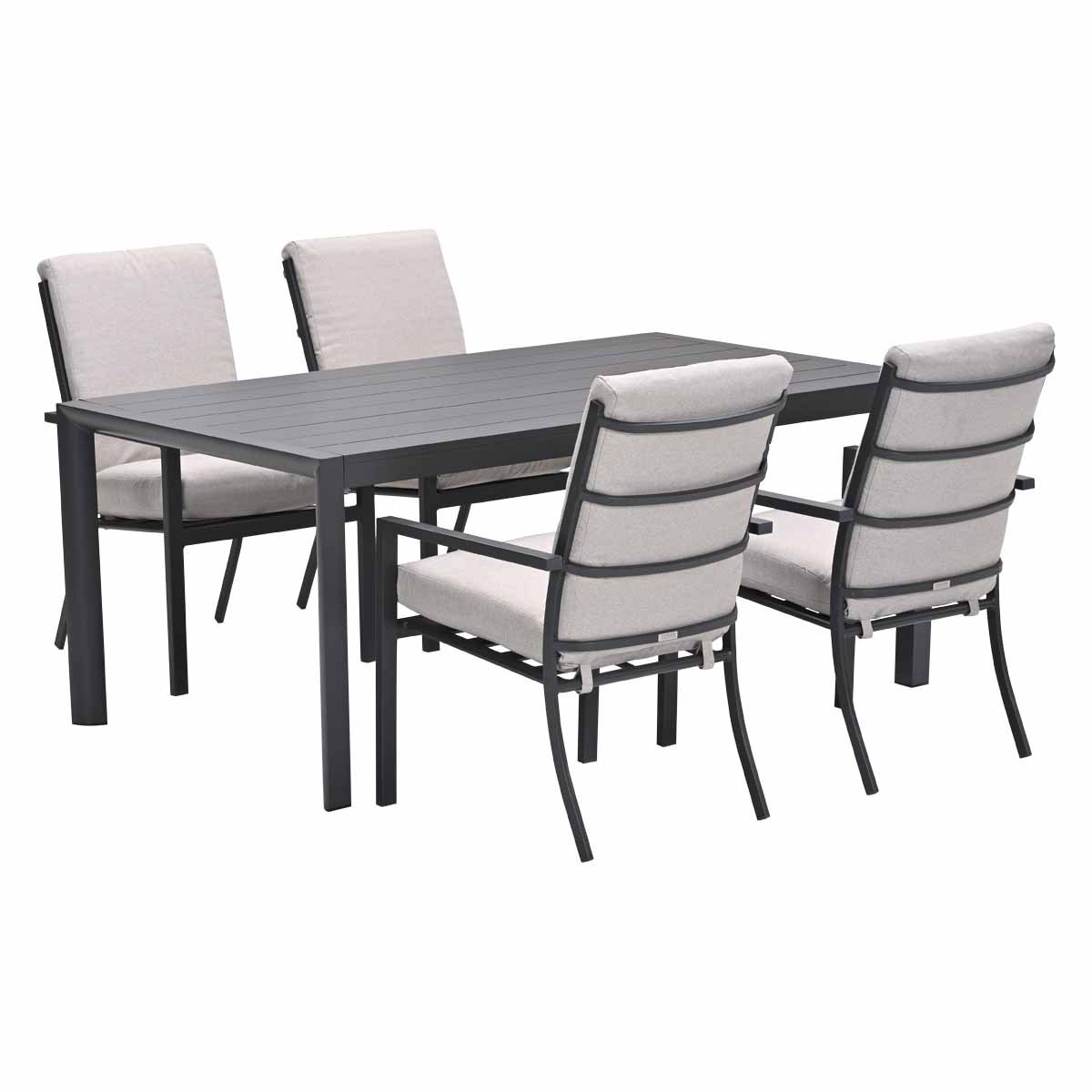 Garden Impressions Sergio/Gosford tuinset 4 personen stapelbare tuinstoelen