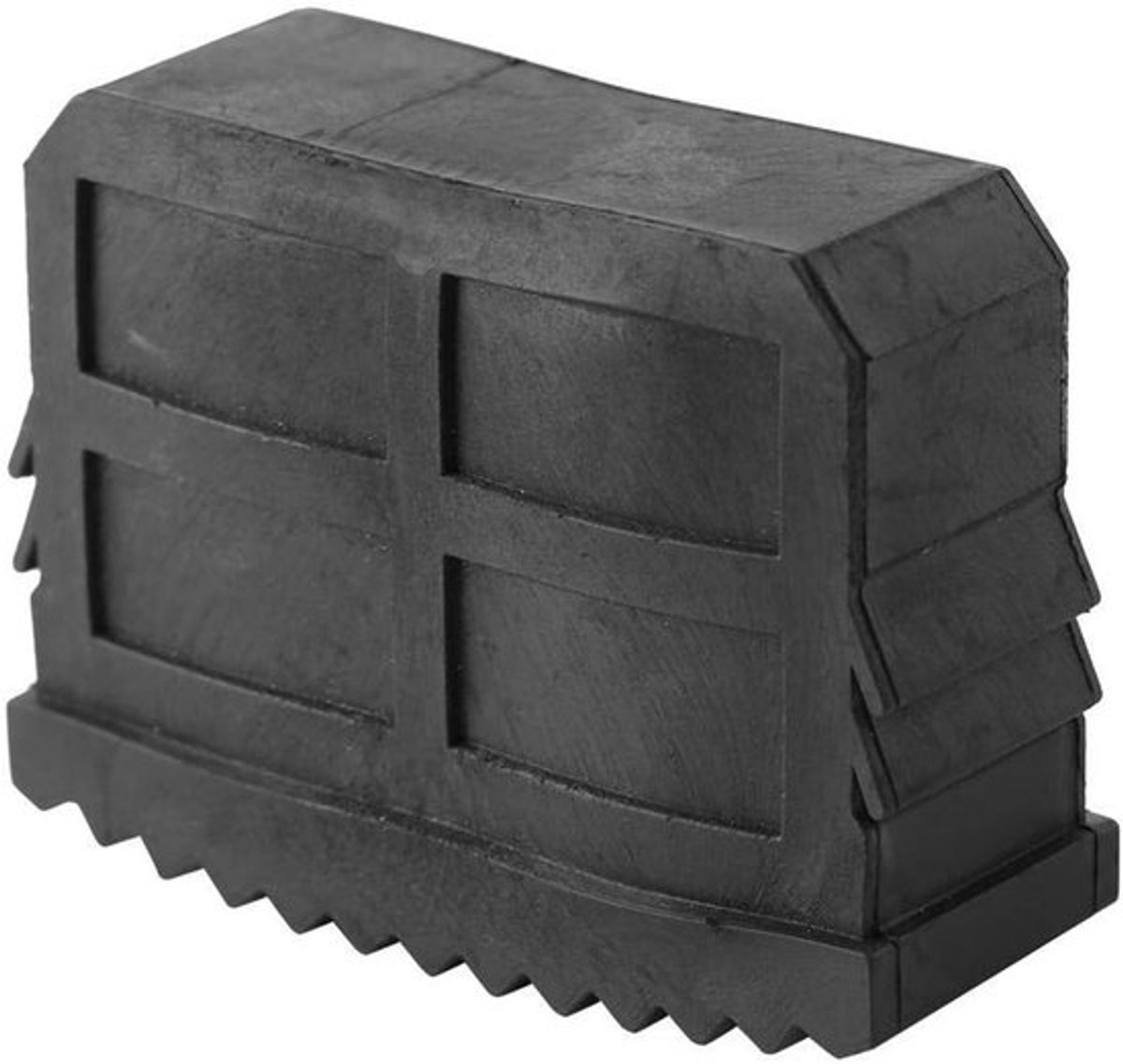 Rubberen Antislip Ladder Voeten - 2 Stuks, Ideaal voor Stabiliteit en Bescherming van Ladderbasis, 6 x 4.5 x 2.2 cm