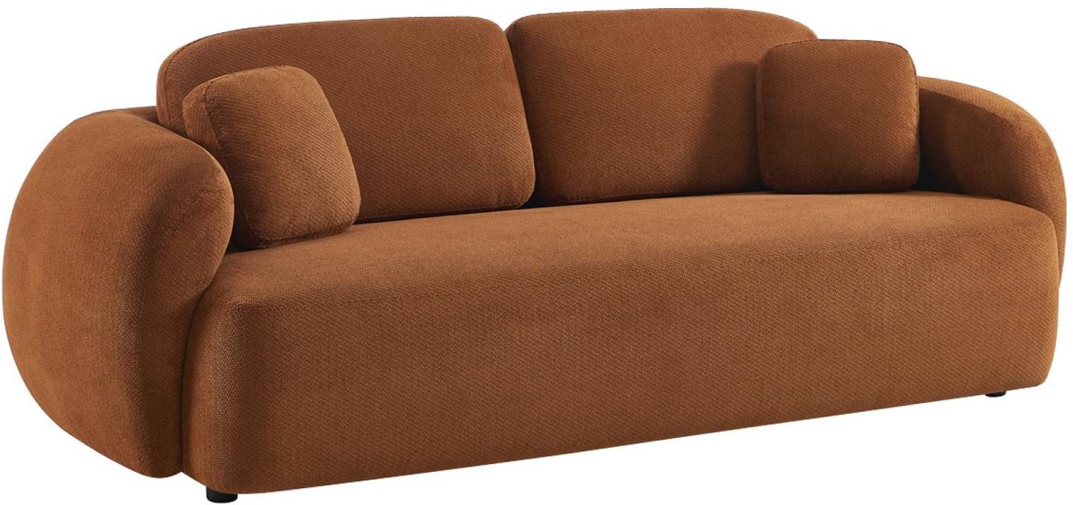 sweeek - 3-zits bank met chenille stof - cloud