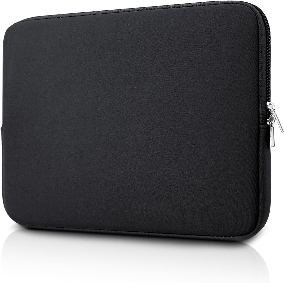 SnelShoppen - 11 Inch Laptop Sleeve Case voor 11.6" Chromebook Tablet, Zachte Gevoerde Computer Cover voor Dames en Heren, Zwart, Perfecte Bescherming