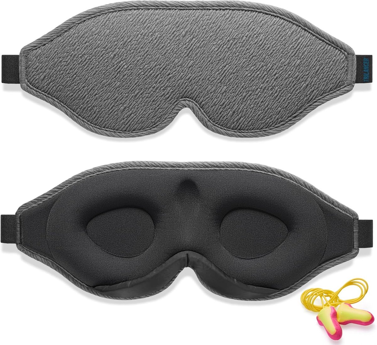 Thijox - 2026 Innovatief Slaapmasker voor Mannen en Vrouwen - 100% Lichtblokkerend Oogmasker van Traagschuim - Ideaal voor Slapen, Mediteren, Reizen -