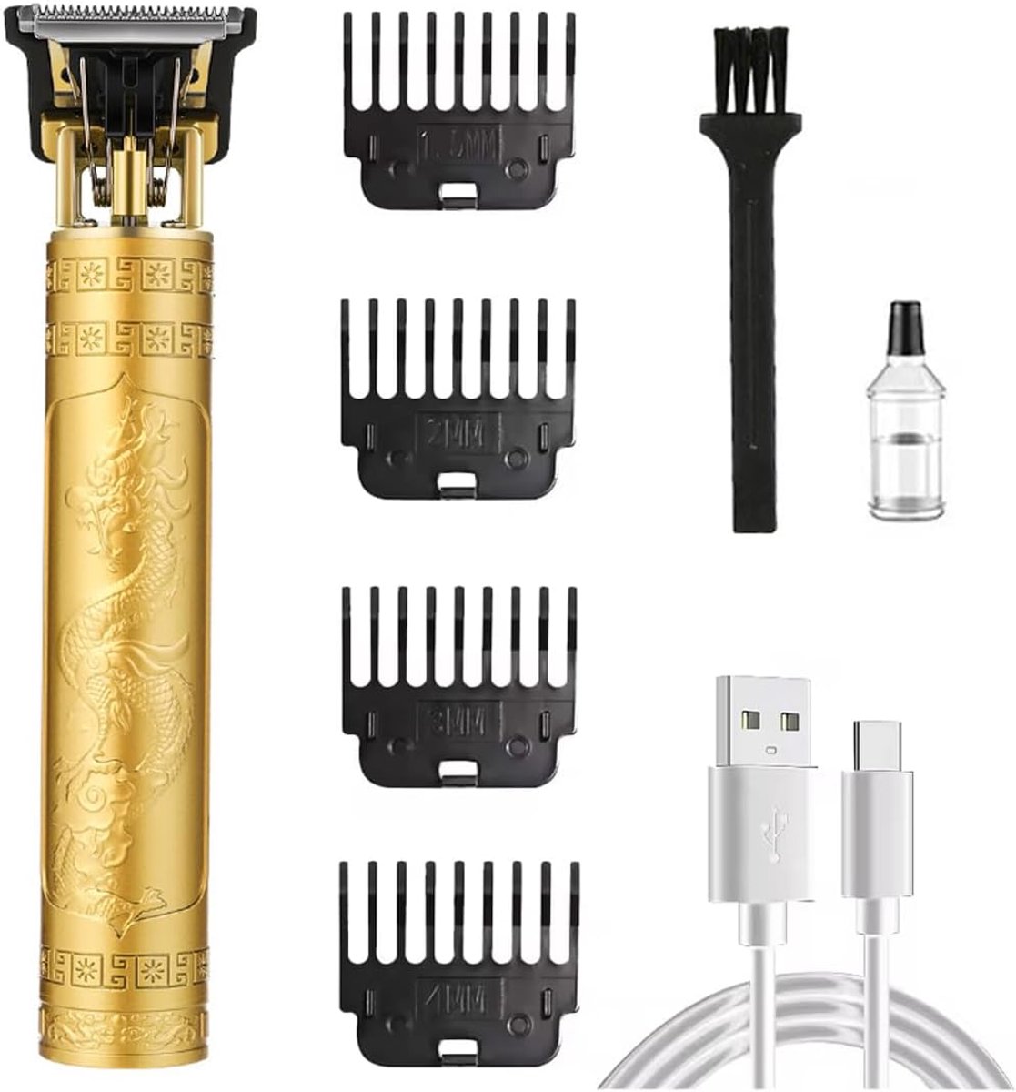 SnelShoppen - Professionele Haartrimmer en Baardtrimmer voor Mannen - Draadloze Haarclipper met Meerdere Lengte-instellingen, Ergonomisch Ontwerp, LED