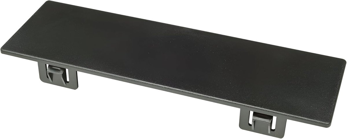 SnelShoppen - Universele 1 DIN Radio Panel Cover - Zwart - Auto Radio Accessoire - Afmeting 63 x 187 mm - Perfect voor Auto, Boot en Recreatie