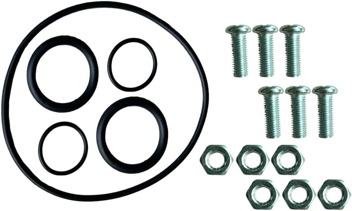 SnelShoppen - Waterpomp Afdichting Ombouwkit O-ringen E02 Reparatiekit voor Lay-Z-Spa en Coleman AirJet Modellen, Geschikt voor Diverse Waterpompen