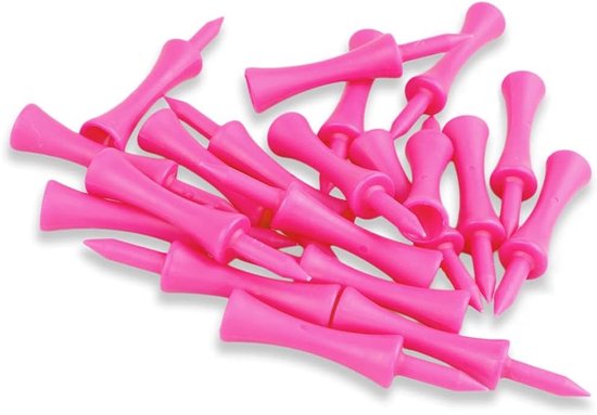 Roze Golf Tees Plastic 57MM 100 stuks Lange Castle Golf Tees 2-1/4 inch van ODI. — afbeelding 5