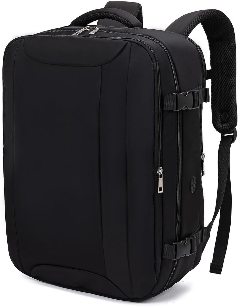 SnelShoppen - Handbagage Rugzak 40x30x20cm, Onderstoel Reisbagage met Diefstalbeveiliging, Laptopcompartiment, Ideaal voor Vliegtuigreizen