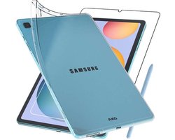 ebestStar - Hoes geschikt voor Samsung Galaxy Tab S6 Lite 10.4 P610 P615 (2022, 2020), Back Cover, Beschermhoes anti-luchtbellen hoesje, Transparant + Gehard Glas