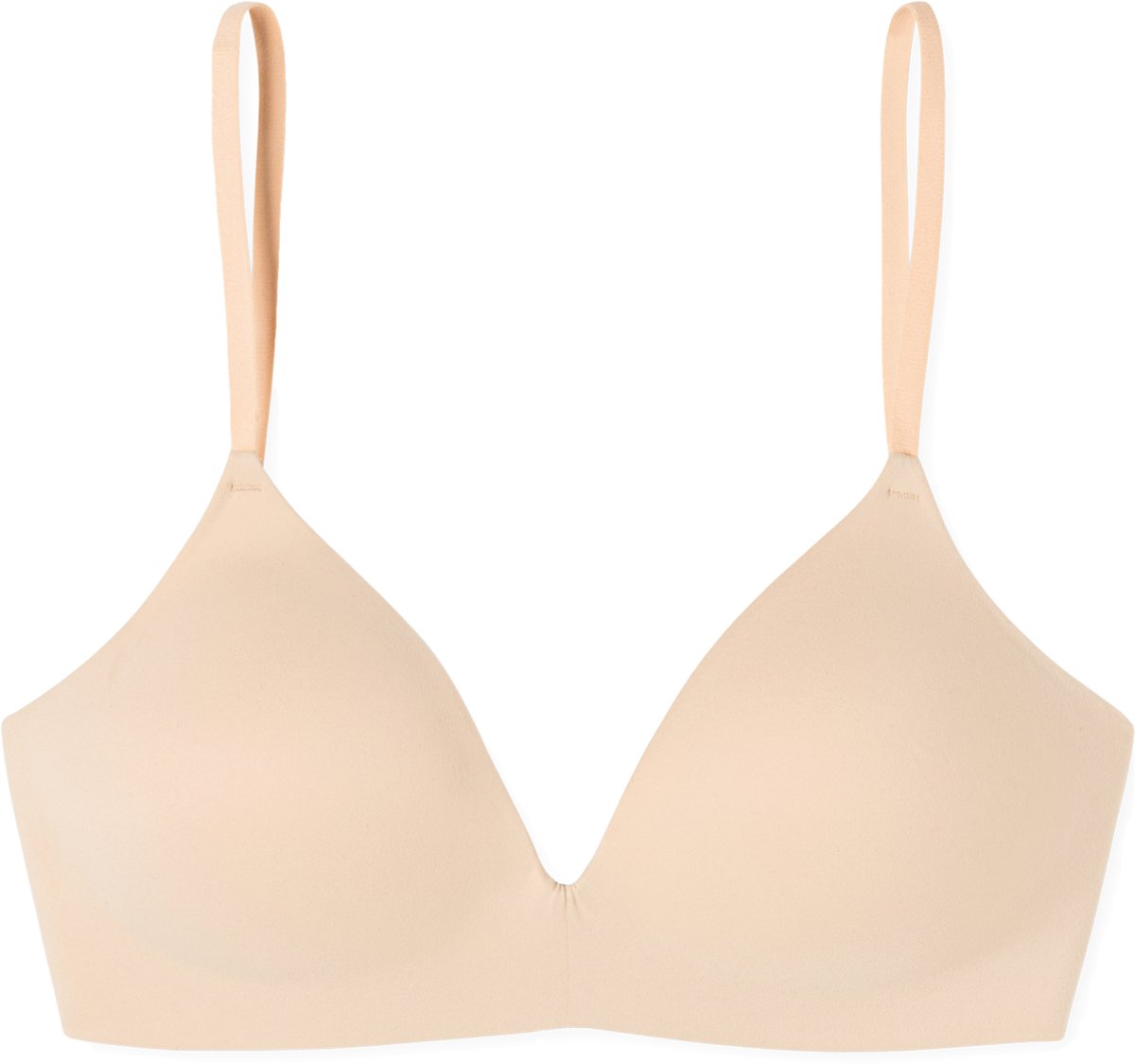 Schiesser Invisible Soft BH - zonder beugels- voorgevormde cup - Dames - Beha zand beige