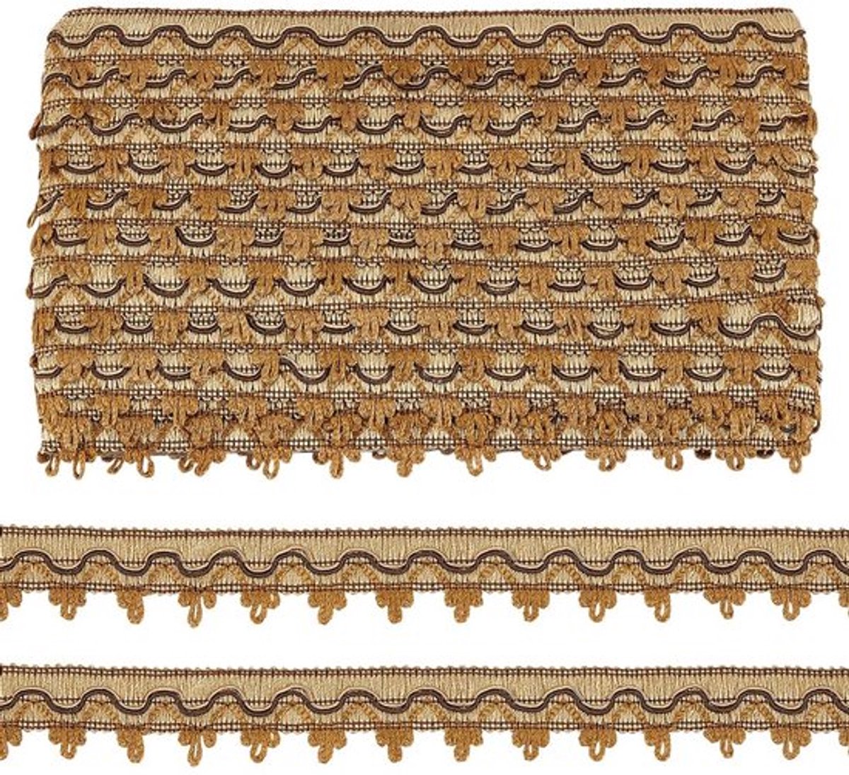 Gevlochten Polyesterlint 12 m - Decoratielint - Vlechtband - Naaien - Woondecoratie - Kostuum - 30 mm breed, 1,5 mm dik
