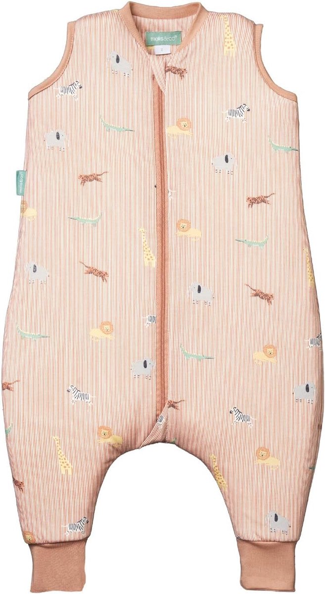 SnelShoppen - Baby Slaapzak met Voeten en Sokjes, Ideaal voor Lente en Herfst, 1 TOG, 100% Katoen, Oeko-Tex 100, Premium Kwaliteit, Paddenstoelen (60