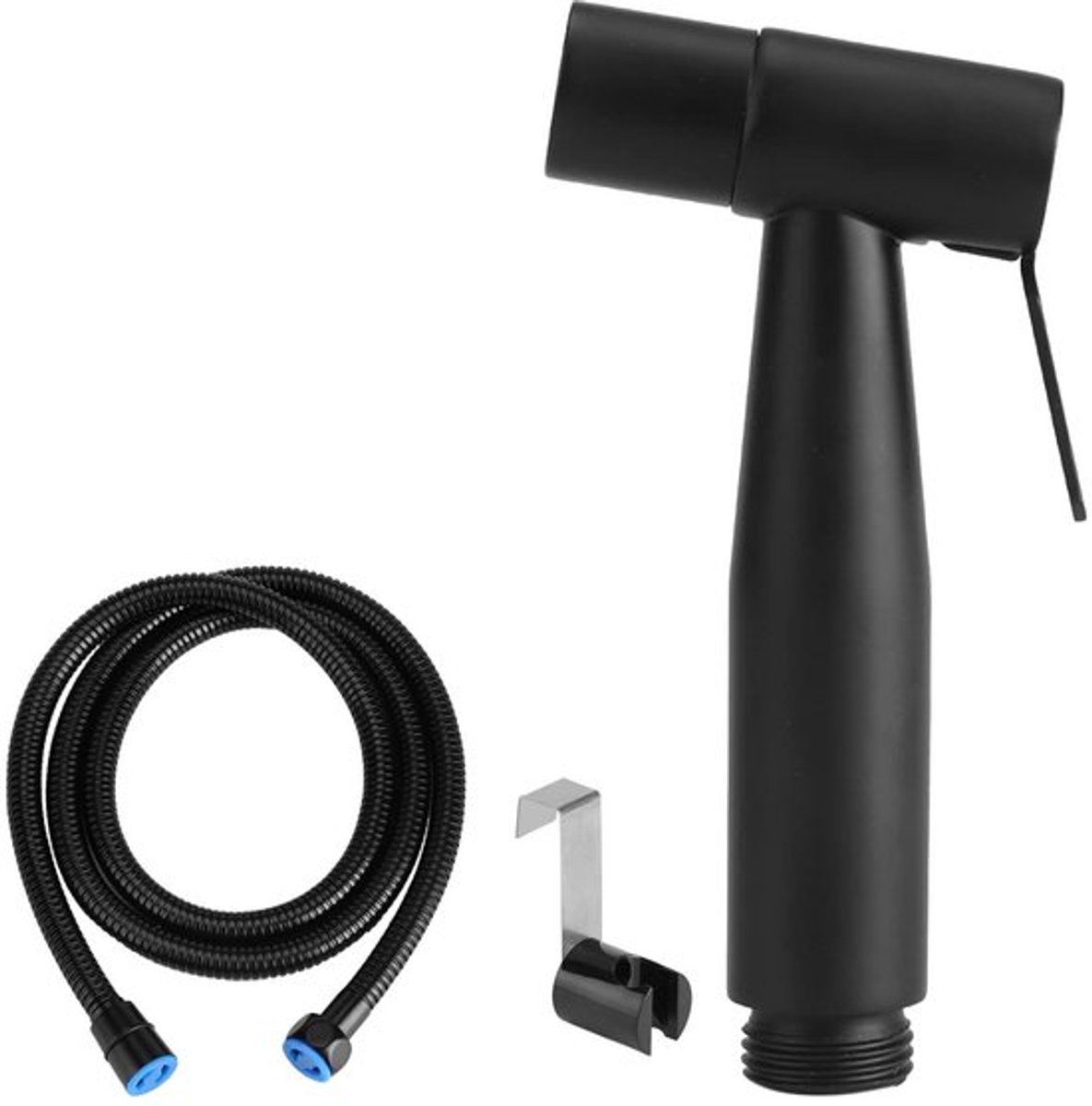 Bidet Handdouche Set - Roestvrij Staal - 150cm Slang - Handdouchehouder - Multifunctioneel - Ergonomisch Ontwerp - Krachtige Jetfunctie