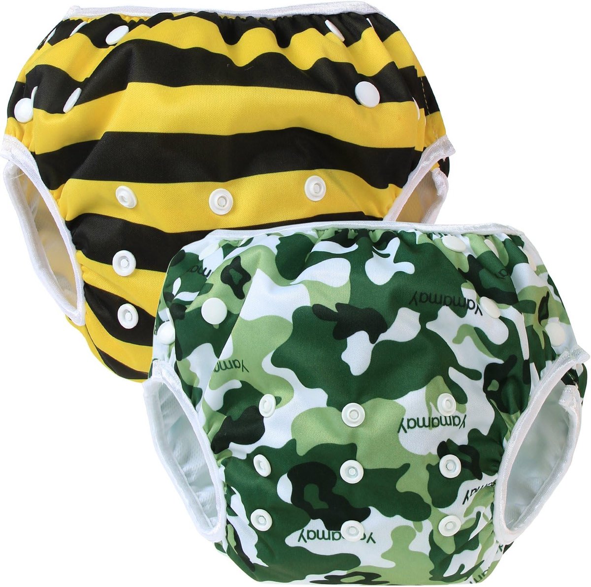 SnelShoppen - Herbruikbare Zwemluier (2 Packs) voor Baby Jongens en Meisjes, Comfortabel, Wasbaar en Verstelbaar, Ideaal voor Zwemlessen en Vakantie,
