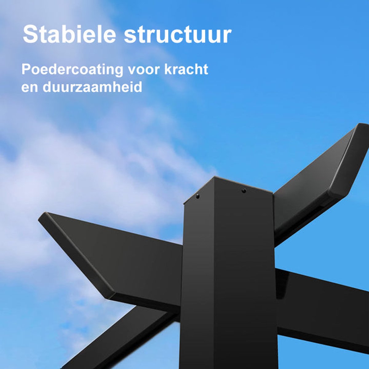 Purple Leaf Pergola avec toit de protection 3 x 3 m - structure anthracite, toile grise