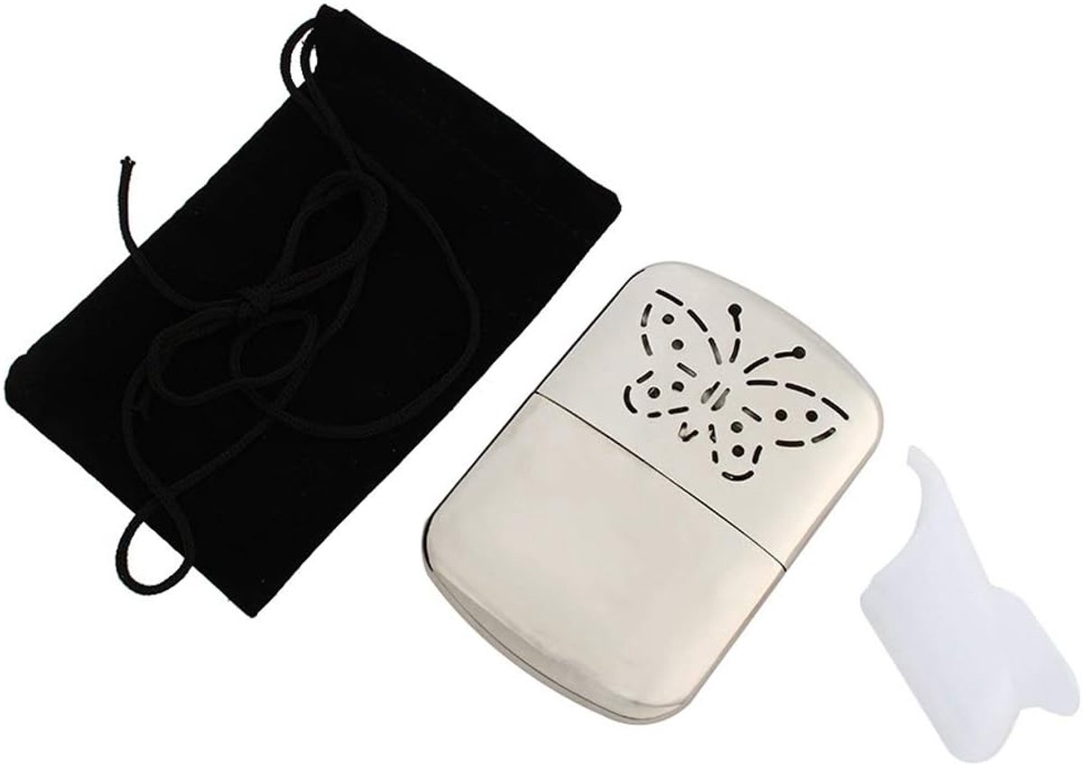 SnelShoppen - Ultralight Pocket Stove Petrol Hand Warmer, Compact en Efficiënte Heater voor Binnen en Buiten, Ideaal voor Camping, Reizen en Koud Weer