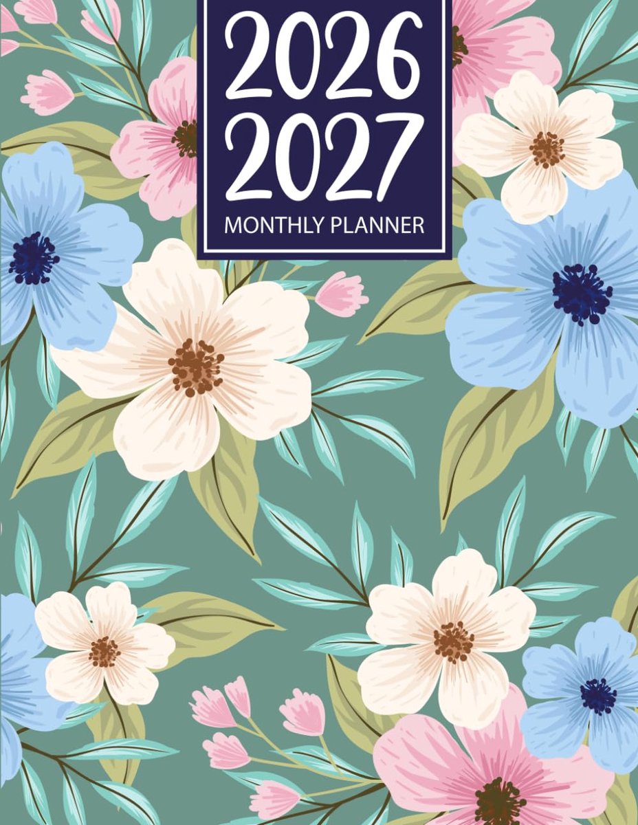 SnelShoppen - 2026-2027 Maand Planner - Twee Jaar Kalender met Feestdagen - Perfect voor Organisatie en Planning - A5 Formaat - Handige Agenda voor Th