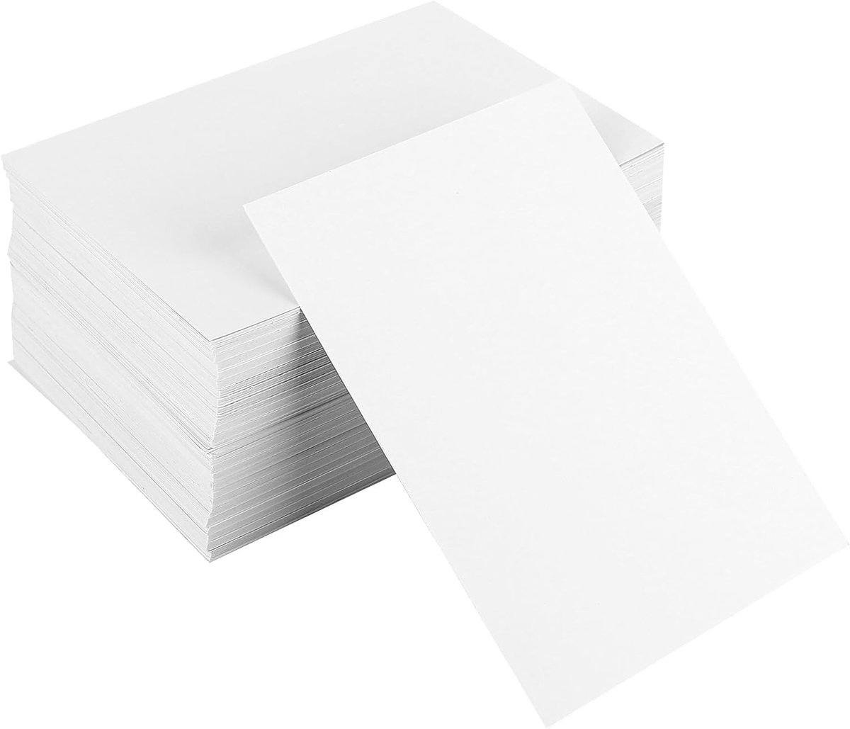 SnelShoppen - 200 Blank Postcards A6 Wit - 250g/m² DIY Kaarten voor Groeten, Feest, Creatieve Ontwerpen - 14.8 x 10.5 cm