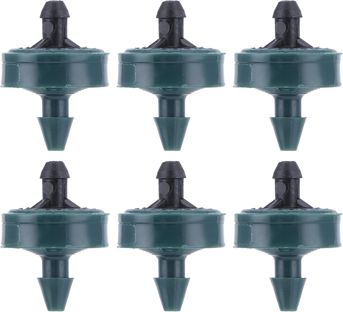 SnelShoppen - 100Pcs Micro Drip Irrigation System 8L Pressure Compensating Drippers voor Tuin, Gewassen, en Kassen - Efficiënte Waterbesparing en Perf