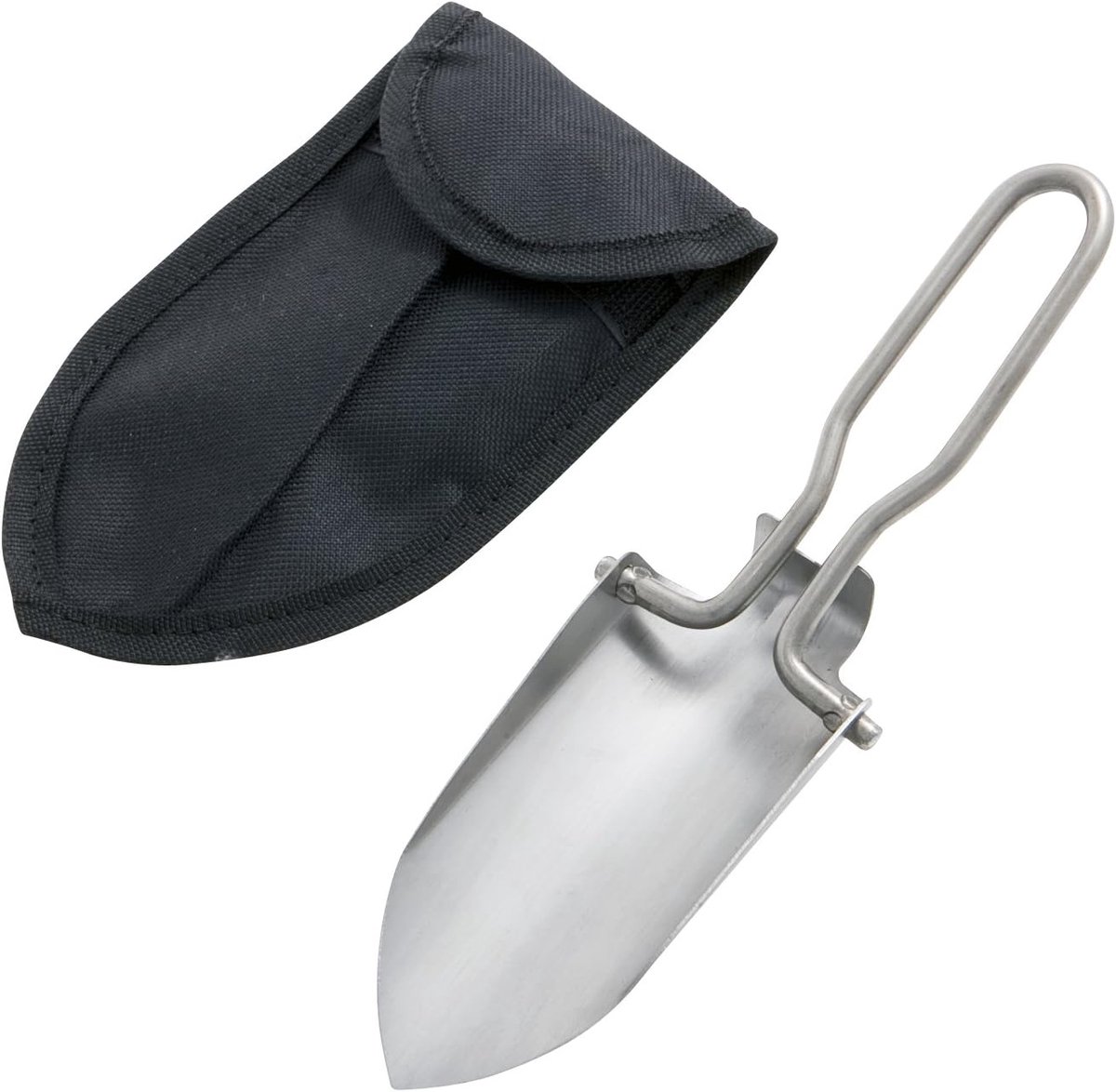 SnelShoppen - CAO Mini Shovel met Potloodhouder 31 - Opvouwbare Handgreep - Canvas Tas met Ceintuurlus - Ideaal voor Camping, Tuin, Kinderen en Buiten