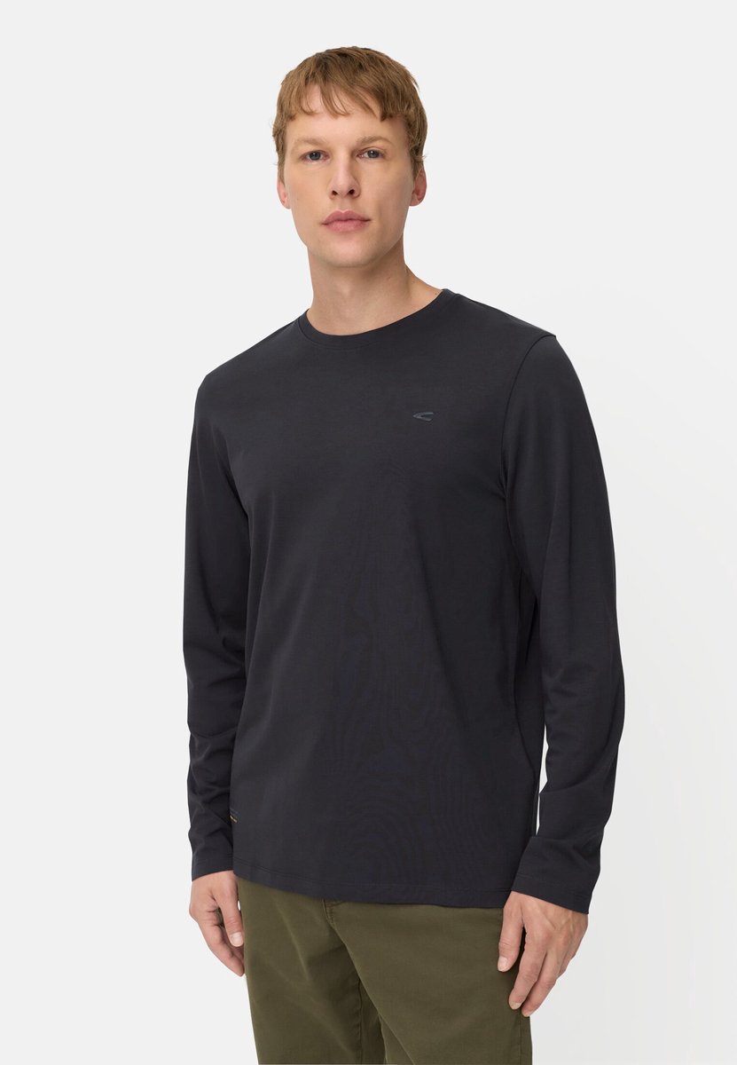 camel active fleXXXactive® T-shirt met lange mouwen en Stay Fresh-functie - Maat menswear-3XL - Navyblauw