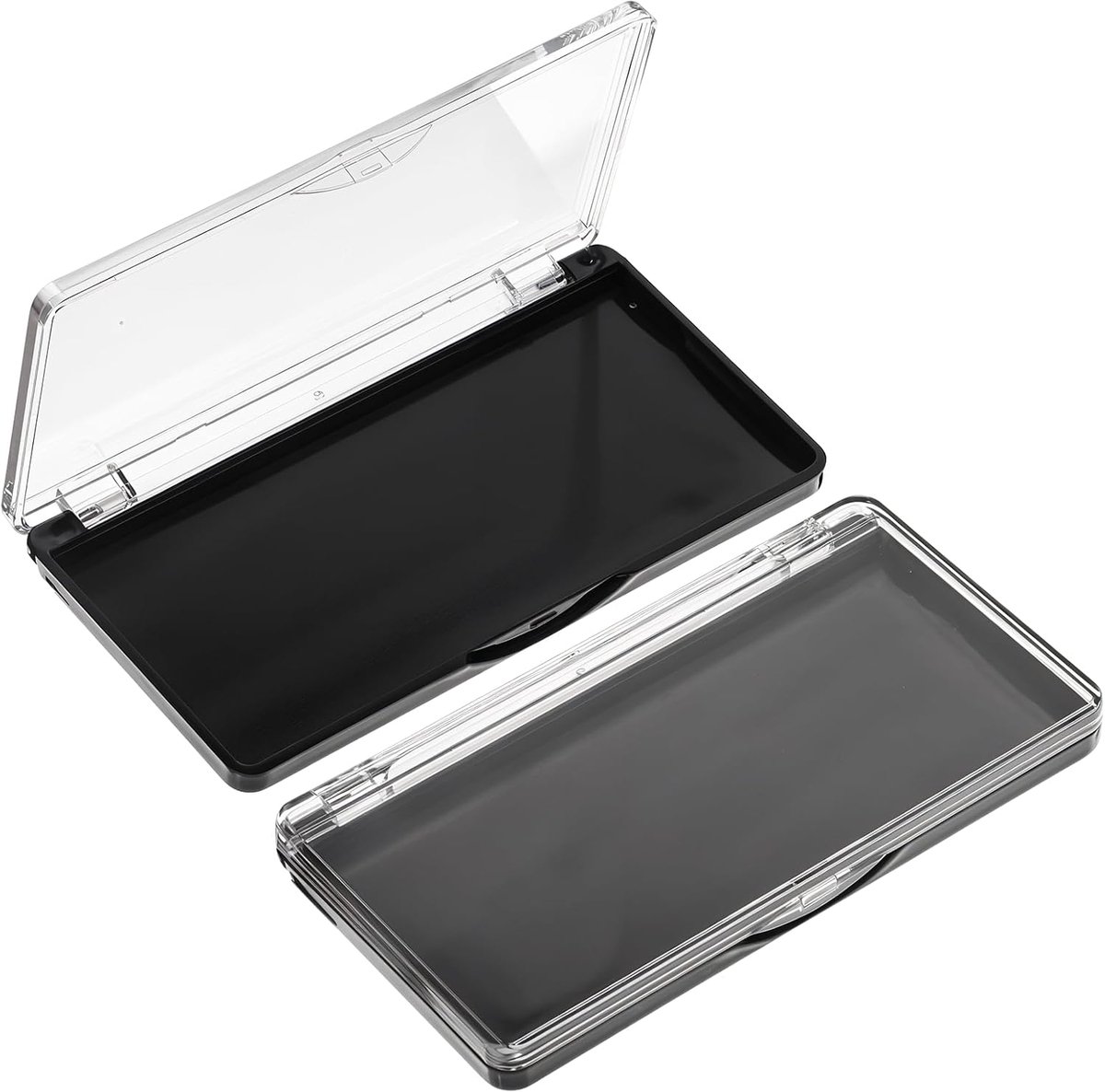 SnelShoppen - 2 Stuks Lege Magnetische Makeup Palette - Rectangulaire Opbergbak voor Oogschaduw, Blush en Lipstick (12cm x 6.3cm) - Ideaal voor Reizen