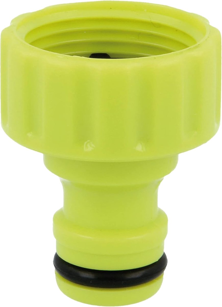 SnelShoppen - Tuinslang Adapter - 3/4" Slang en Kraan Verbinder - Snelle en Eenvoudige Aansluiting voor Tuinwerk - ABS Kunststof - Pistache Groen