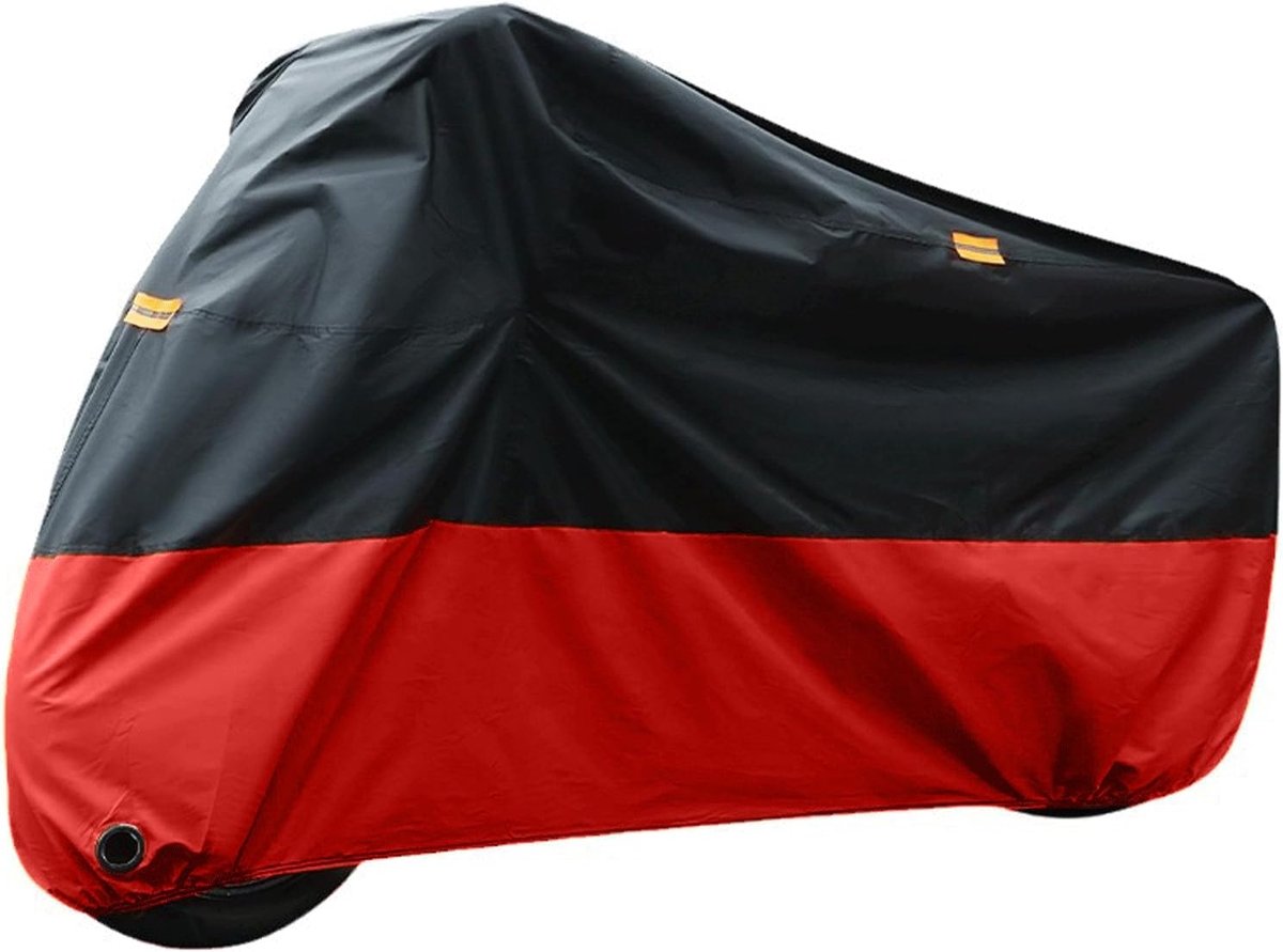 SnelShoppen - Motorhoes Voor Honda Goldwing 1100 1200 1500 1800 XXXL Buiten - Zwart Rood - Waterdicht 210D Oxford - Ademend - Bescherming