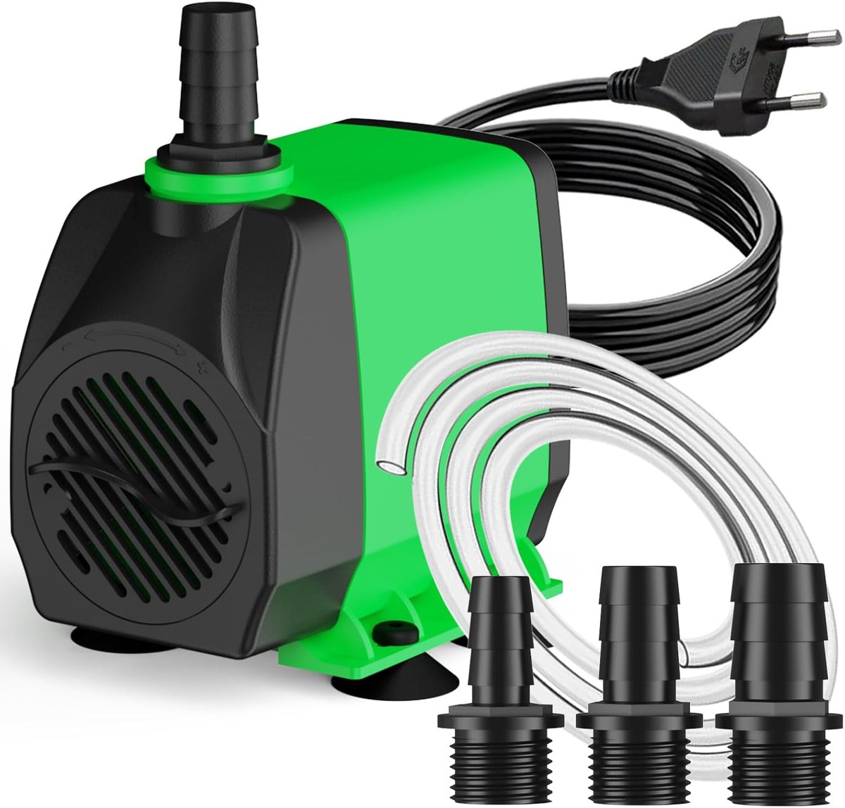 SnelShoppen - Waterpomp 45W 2500L/U met Oververhittingsbeveiliging - Ultra Stille Onderwaterpomp voor Fontijnen, Hydroponics en Aquaria - 1.8m Kabel