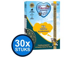 30x Renske - Vers kip graanvrij - tetra 375gr - Hondenvoer Natvoer - 375 g