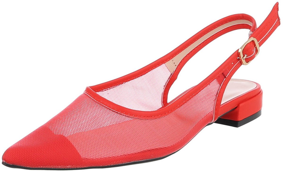 Slingback Pumps - Puntneus en lage hak - Dames Mt:38