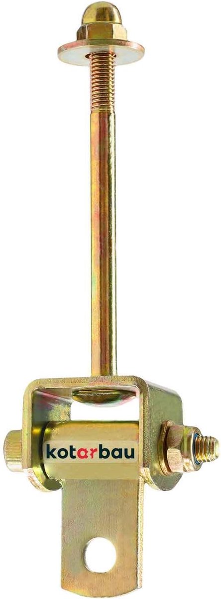 SnelShoppen - Swing Hook 118 mm Hinge Bevestiging voor Schommels en Hangmatten - Gegalvaniseerd Staal Goud Geel - Tuin en Speelgoed Accessoire