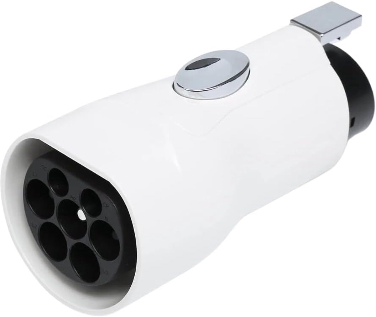 SnelShoppen - Voldt Adapter Type 2 naar Type 1 Oplaadkabel voor Elektrische Voertuigen - Universele Compatibiliteit - Ideaal voor Hybride Auto's en Th