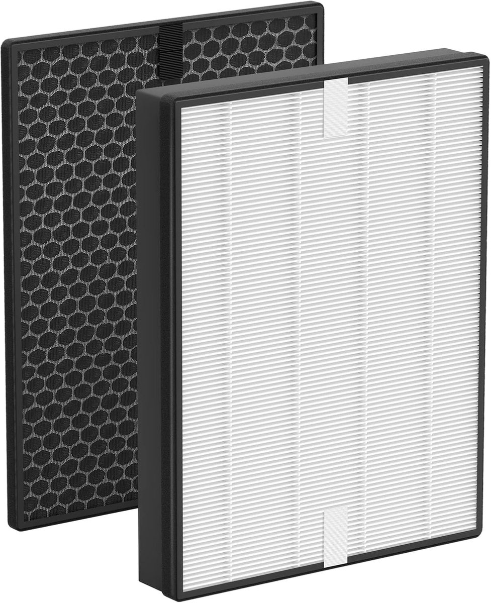 SnelShoppen - Vervangfilter voor Luchtreiniger, HEPA en Actieve Koolfilter, Geschikt voor AC2882, AC2885, AC2887, A2889, A2892, AC3829, Series 2000 en