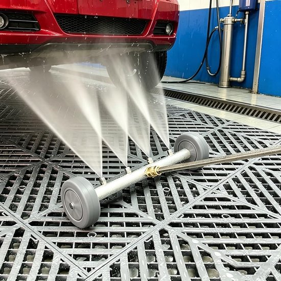 SnelShoppen - Ondervloerwas Auto voor Hogedrukreiniger - 4000 PSI Reinigingsset met 1/4 inch Snelkoppeling, Ideaal voor Auto's, Campers, SUV's, Vracht van Snelshoppen — afbeelding 4
