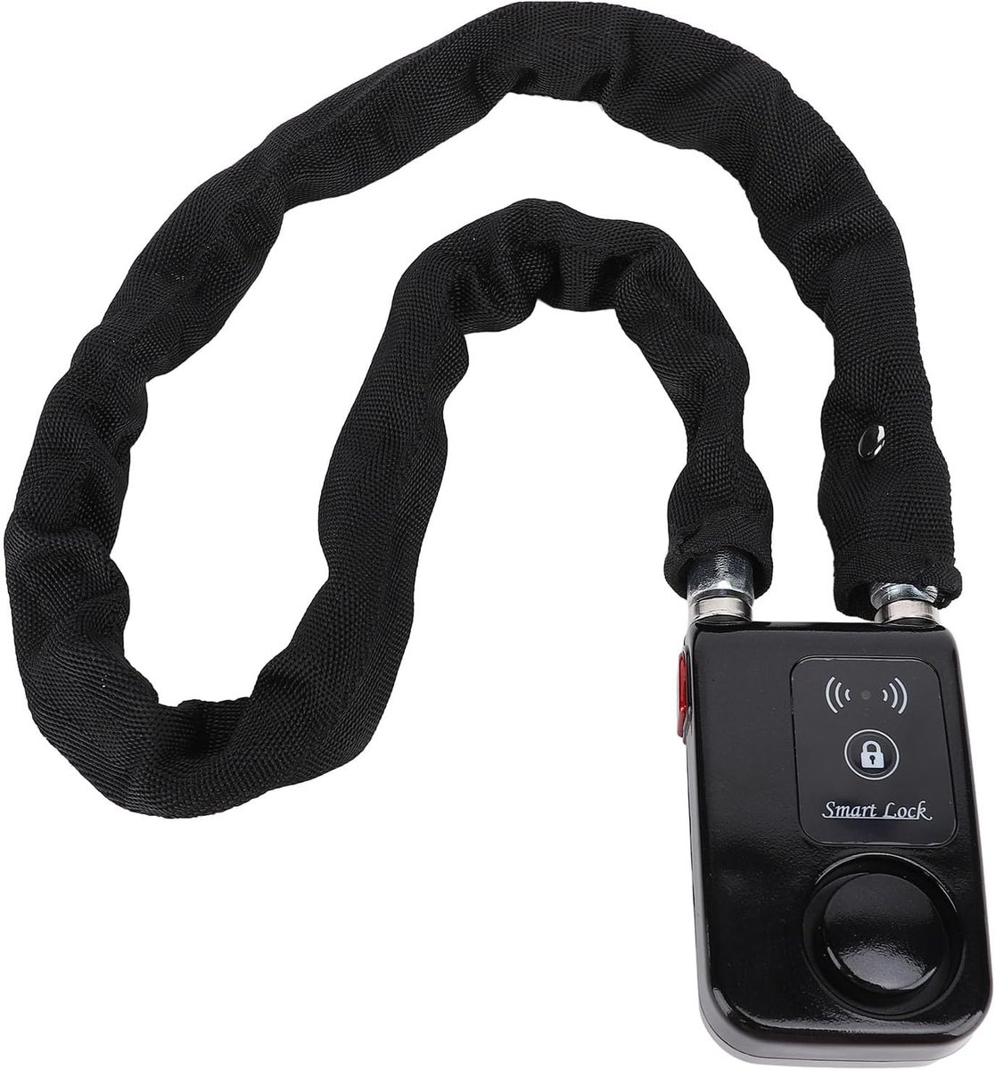 SnelShoppen - Bluetooth Kettingslot met APP Controle en Vibratiealarm, Waterdicht Sleutelloos Fietsslot, Anti-Diefstal Slim Kettingslot voor Fiets, Mo