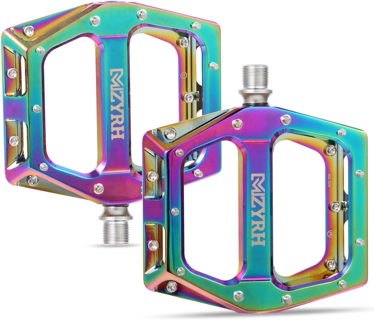 SnelShoppen - Lichtgewicht Aluminium Fietspedalen 9/16 Inch, Antislip, Voor Mountainbike, Stadsfiets & Racefiets, Robuust & Duurzaam