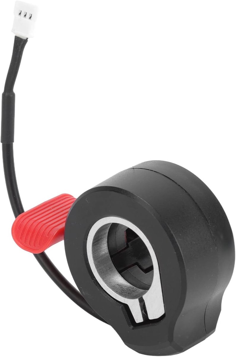 SnelShoppen - Elektrische Scooter Thumb Throttle met Gevoelige Controle, Rode ABS Kunststof Duimrem Throttle Ventiel voor Optimale Sturing en Comfort