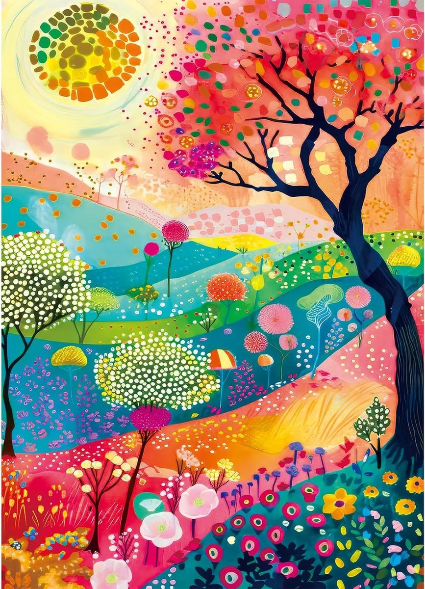 Puzzel van 1000 Stukken voor Volwassenen met Herfstkleuren - Ideaal Cadeau voor Puzzel Liefhebbers en Gezellige Avonden
