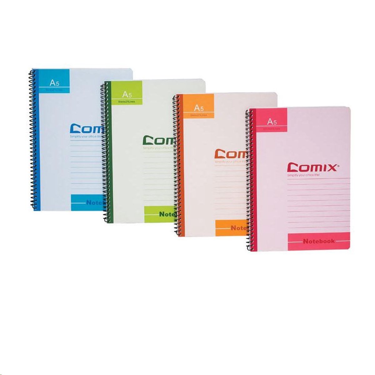 Notitieblok C4514 A5/gelinieerd, Oranje
