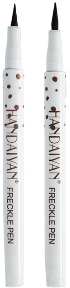 Dailygoods- Make-up Pen - Natuurlijke Sproeten - 2 Stuks - Zachte Stippen - Langdurige Make-up - Echte Sproeten Effect - Sproetpotlood