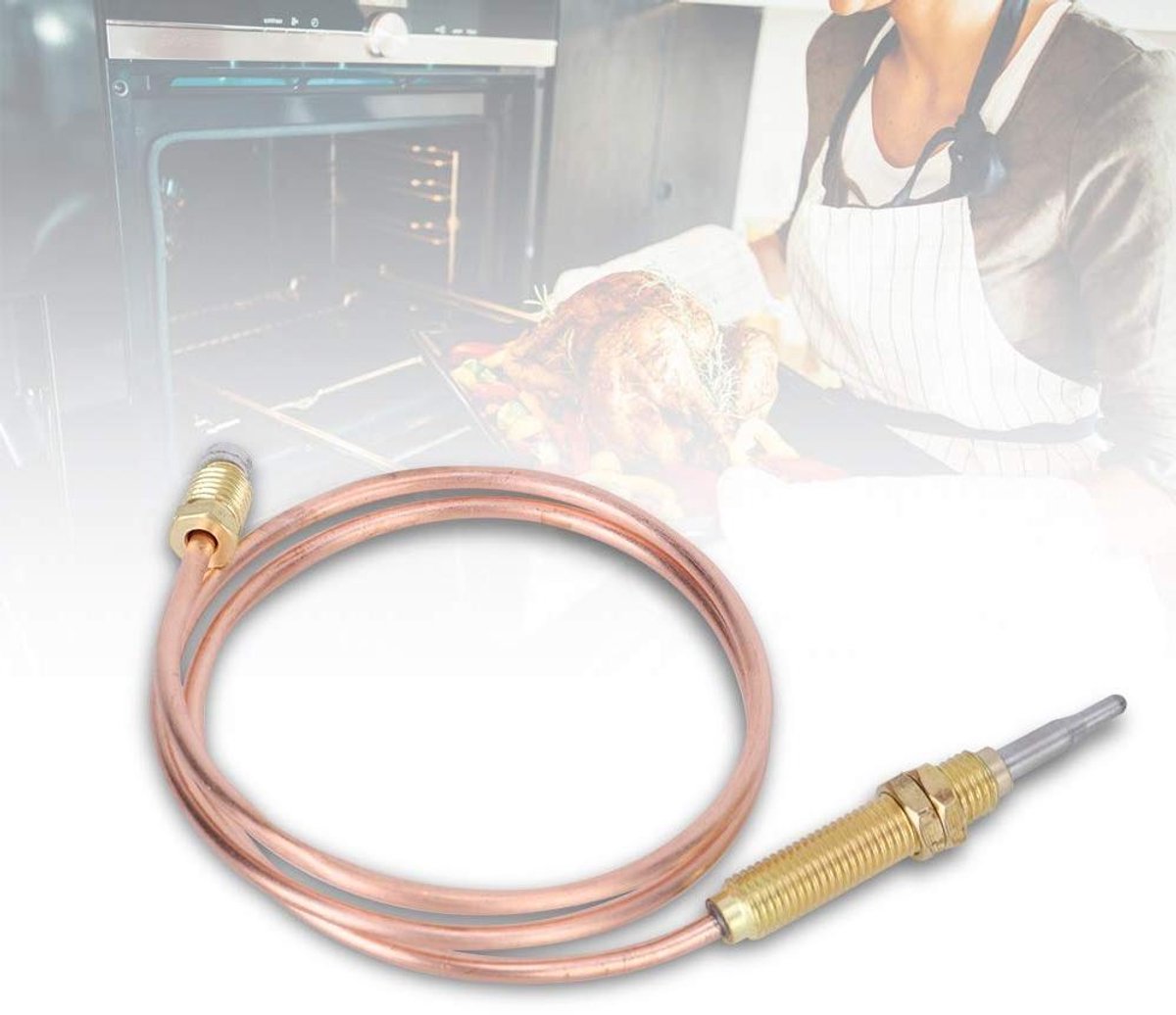 Thermoelement voor Haard - Verwarming Sensor - Apparaten Repareren - Snelle Reactie - 60 cm Lengte - Metaal