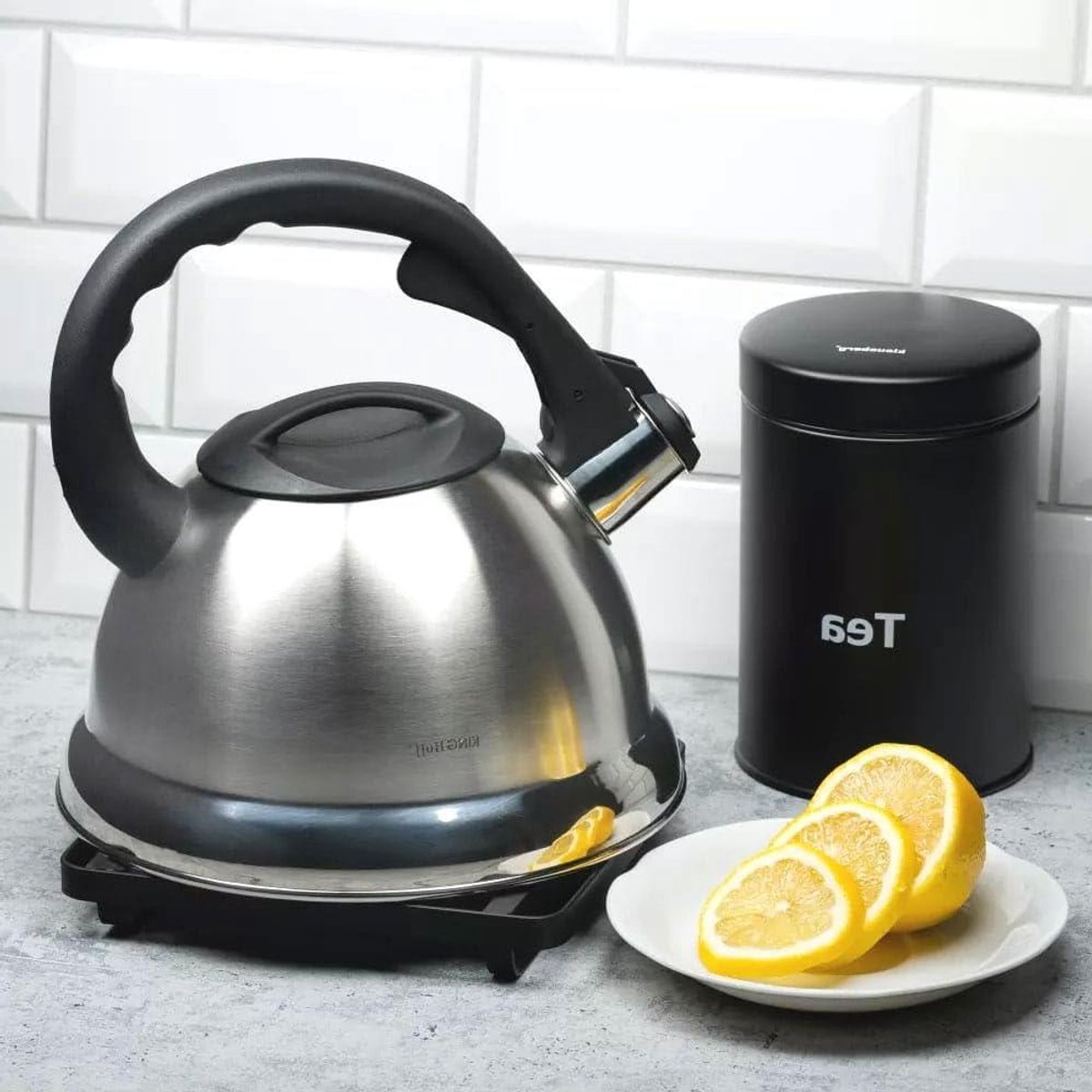 Geklokte Waterkoker - Theepot RVS - Water Koken - Geschikt Voor Alle Vuren - 3 Liter - Zilverkleurig