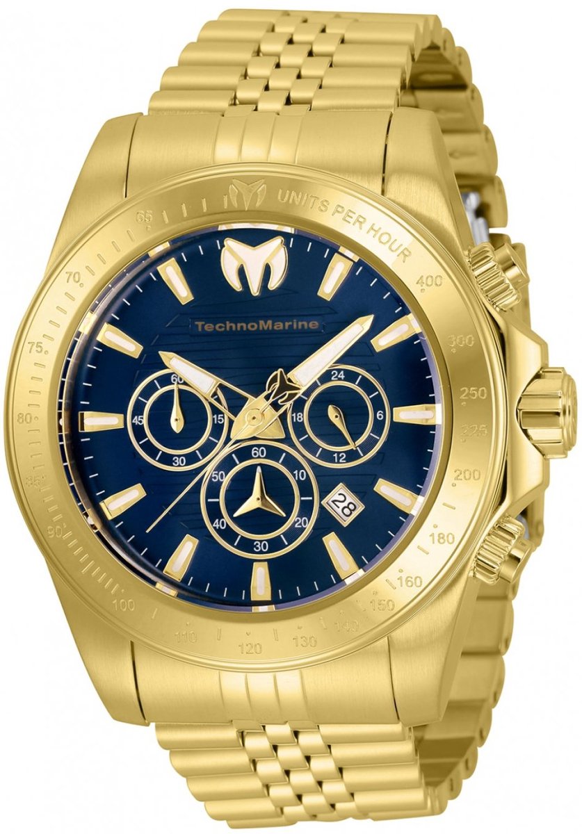 TechnoMarine Manta TM-220149 Heren Quartz Horloge - 47 mm