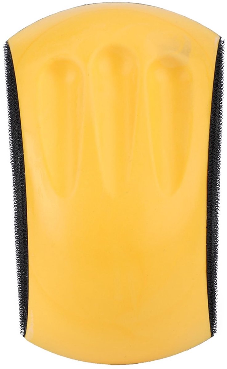 Dailygoods- Schuurblok Ergonomisch Design - Schuurblok Pad - Polijstschijf - 150 mm - PU-schuim - Duurzaam en Comfortabel - Schuurpad