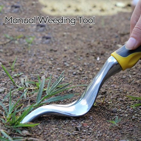 Dailygoods- Onkruidworteltrekker Handmatig - Aluminiumlegering - Comfortabel Handvat - Geschikt voor Paardenbloem - 29cm - Duurzaam en Lichtgewicht - Onkruidverwijderaar van Dailygoods — afbeelding 3