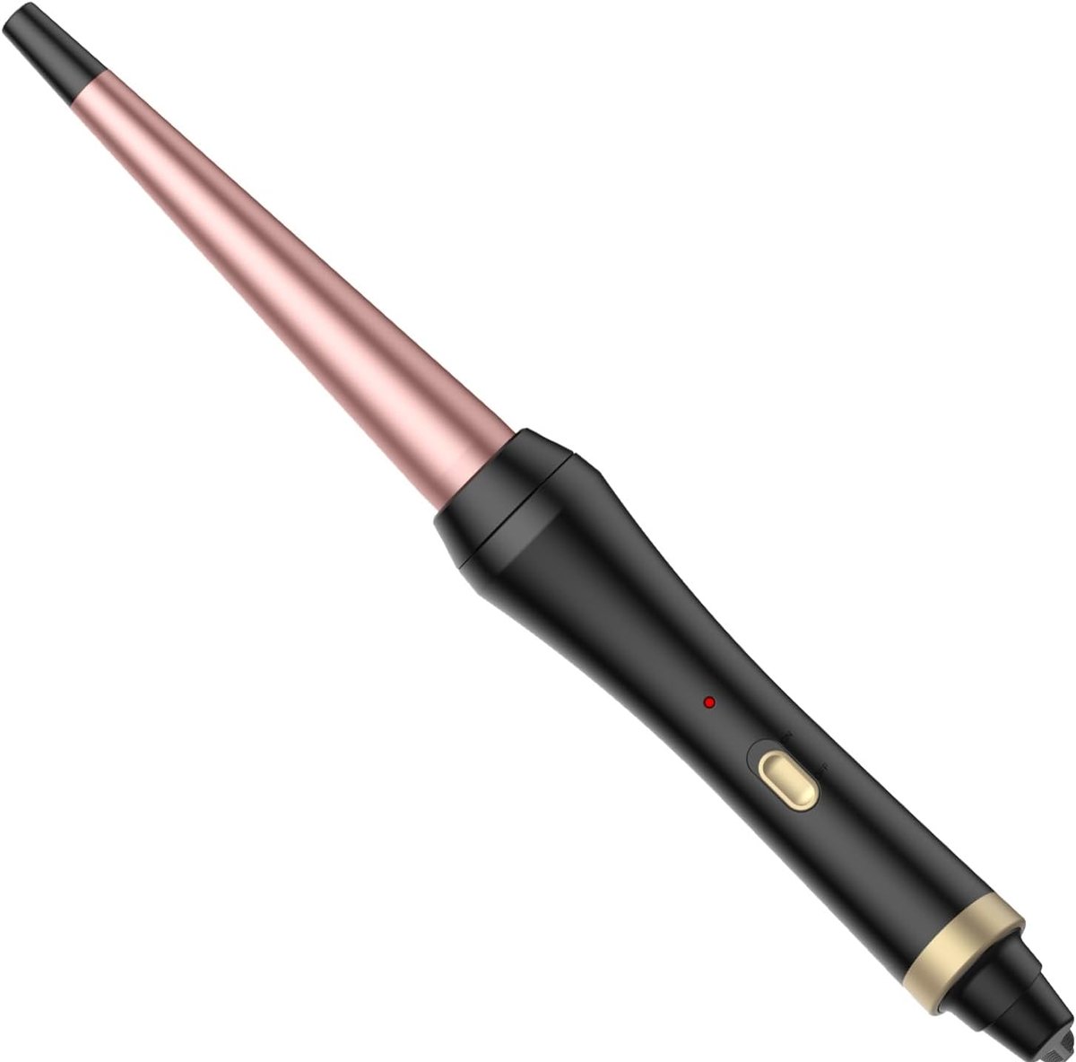 SnelShoppen - Conische Krultang Keramiek voor Natuurlijke Krullen 13-25 mm - Max. 220 °C - Dubbele Spanning 100-240 V - Roségoud - Ideaal voor Feest e
