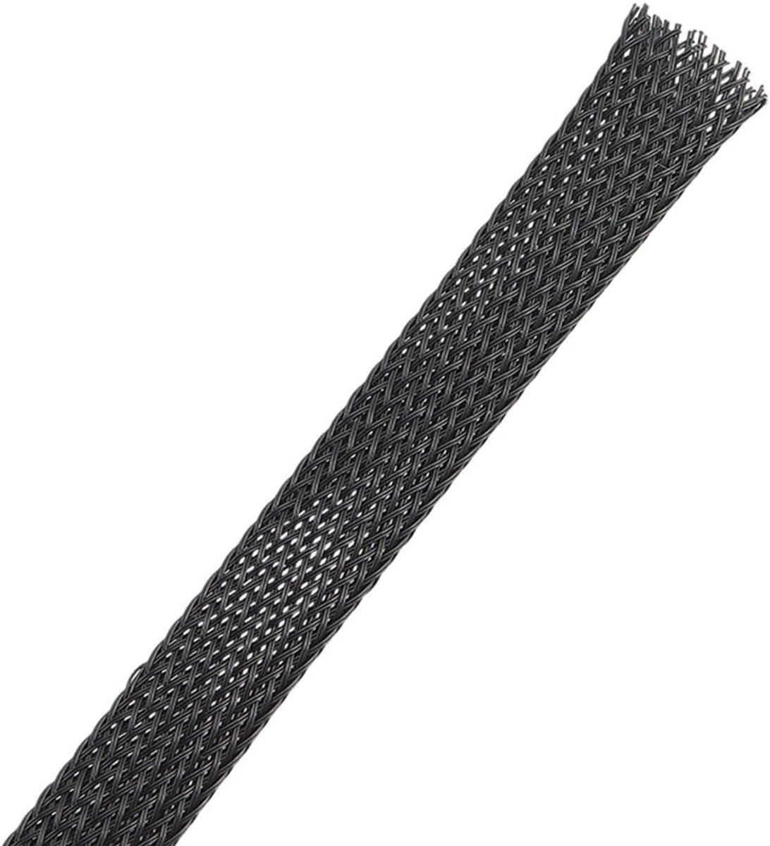 Flexibele kabelbeschermer van 15m x 20mm - Uitbreidbare draadmesh hoes voor audio-video kabels, bescherming en organisatie van kabels