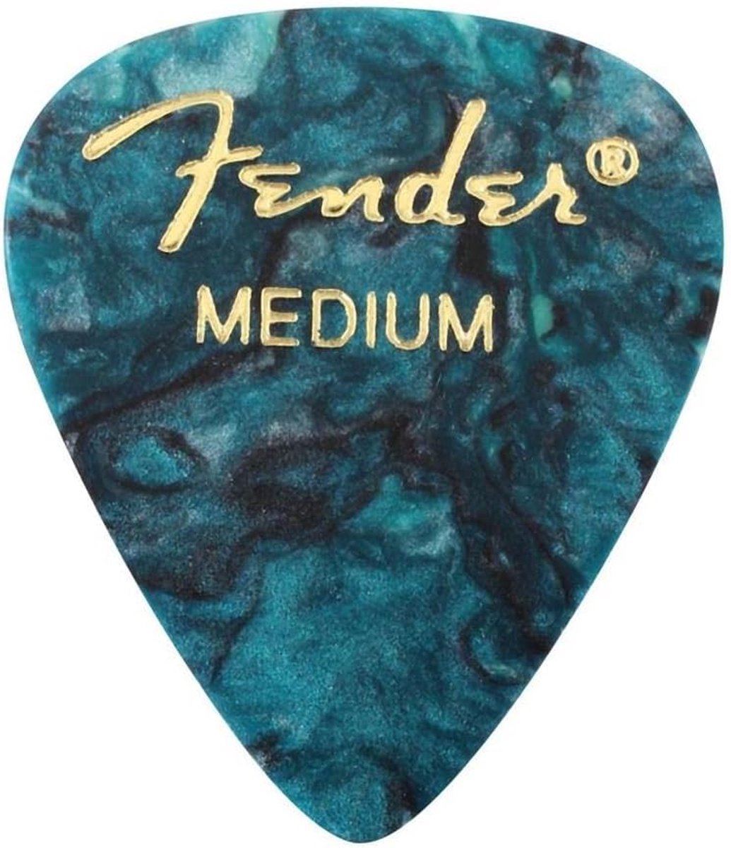 SnelShoppen - Premium Gitaar Picks Medium - Oceaan Turkoois 12 Stuks - Ideaal voor Beginners en Professionals - Perfect voor Studio en Podium